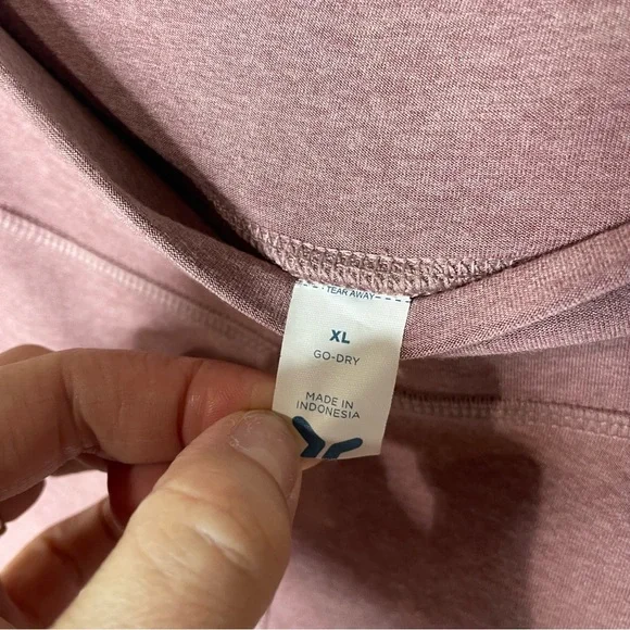 Old Navy High-Waisted Cloud+ 7/8 Leggings Mauve Blush Pink Woodrose XL - Picture 4 of 5